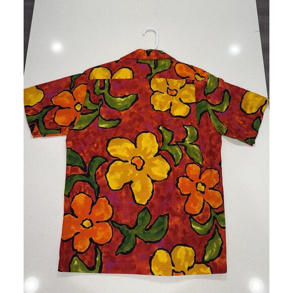 Mo Bettah Vintage Floral Hawaiian‎ Button Up Shirt medium - Picture 2 of 7